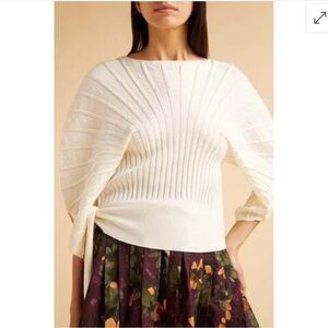 Merlette Pandora Sweater - Ivory Merino Wool